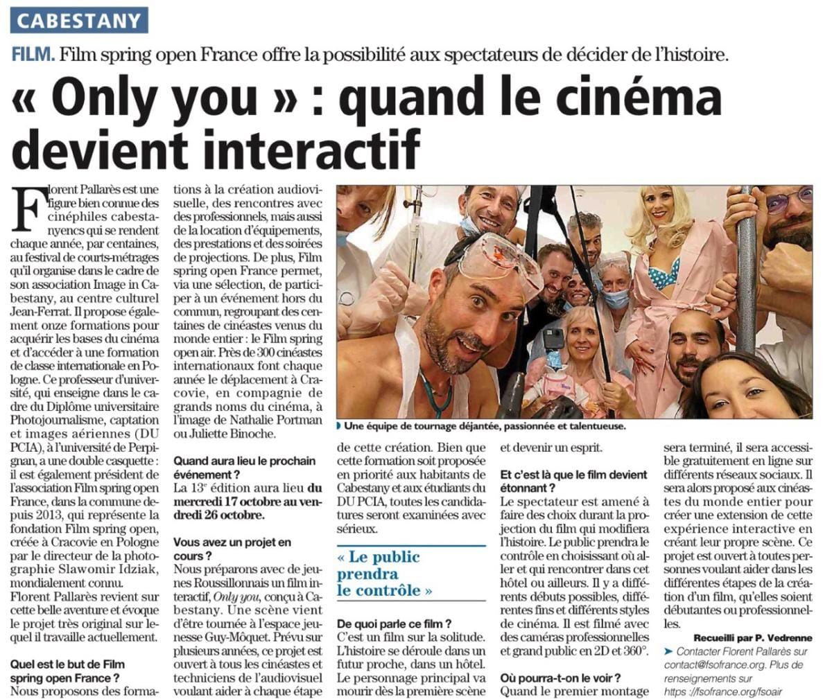 Article de presse — L'Indépendant, 2018